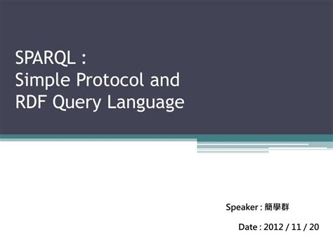 SPARQL 的图像结果