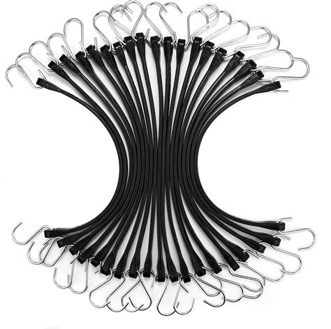 Buy Cartman Rubber Bungee Cords Set 20Pack 15 Inch (23” Max Stretch ...