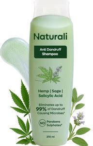 Naturali Anti Dandruff Shampoo | Up To 100% Relief with Salicylic Acid ...