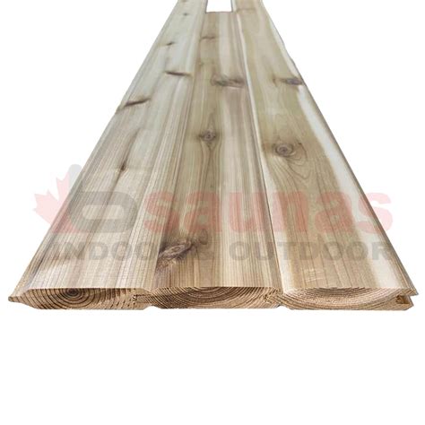 1x4 Knotty Canadian Western Red Cedar T&G Boards