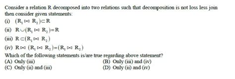Image result for Lossless Join Decomposition Explained