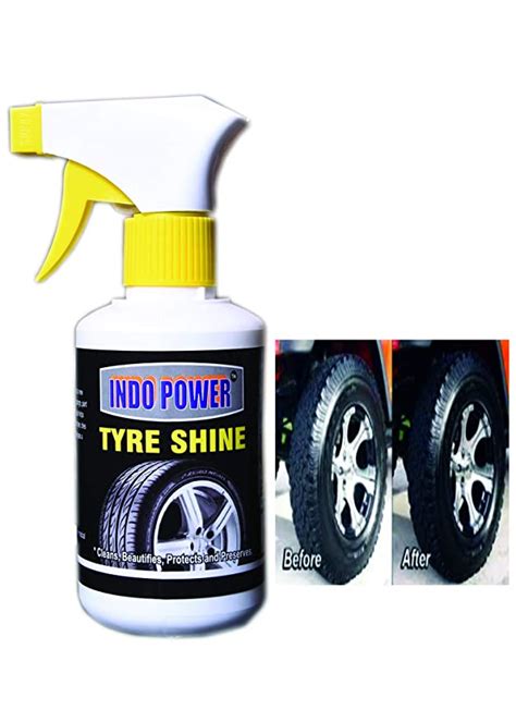 INDOPOWER -TYRE Shiner Gun 250ml. : Amazon.in: Car & Motorbike