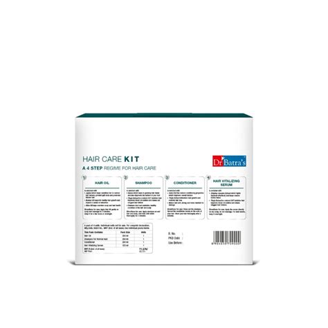 Dr Batra’s Hair Kit. Includes Hair Oil, Shampoo, Conditioner, Hair ...