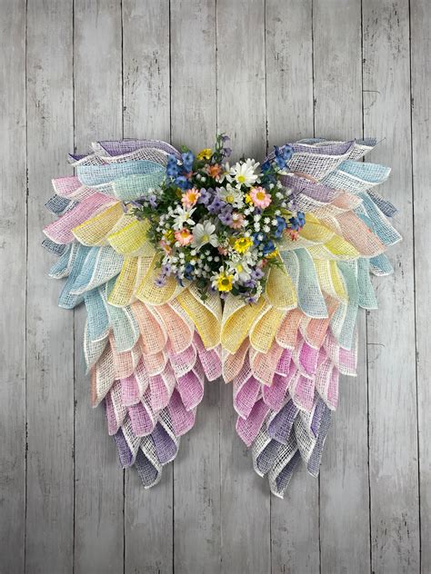Image result for Angel Wing Wreath Tutorial
