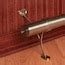 Outwater 8-ft L x 2-in Dia Satin Stainless Steel Metal Bar Foot Rail ...