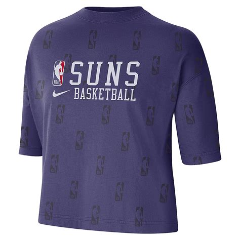 Nike Phoenix Suns Allover NBA Logo Boxy T-Shirt | Academy