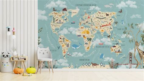 Topographic Treasures Kid Map Wallpaper – Myindianthings