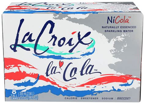 La Croix Cola Sparkling Water - 12 Fl Oz (Pack of 8) | Refreshing ...