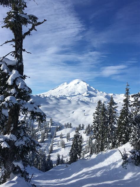 Mt Baker National Park is known as one of the top snowboarding areas