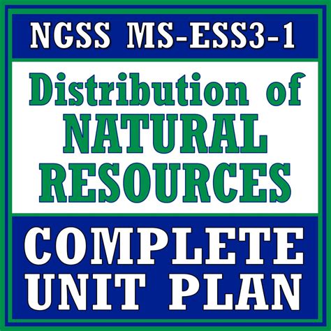 Uneven Distribution of Natural Resources Activity Unit - Flying Colors Science