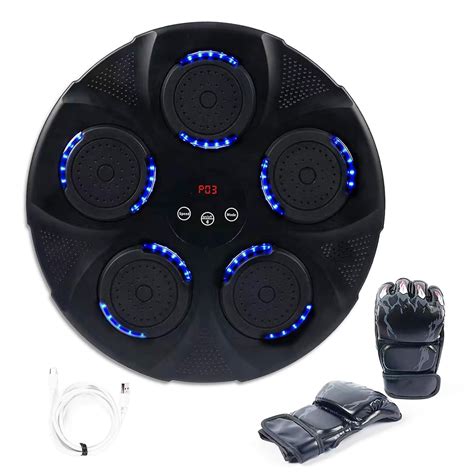 Tixmac Music Boxing Machine,Smart Wall Mounted Workout Bluetooth Boxing ...