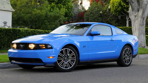 Photos Ford 2010 Mustang GT Light Blue Cars Metallic 2560x1440