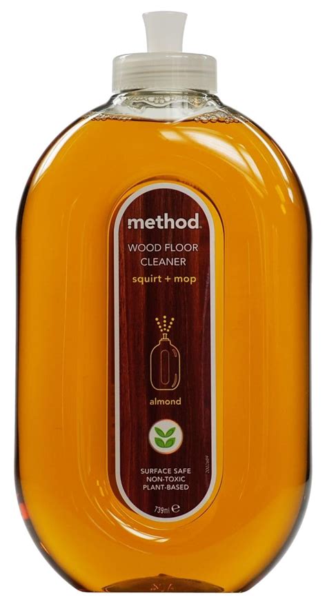 Method Almond Squirt + Mop Wood Floor Cleaner 25 oz. (Pack of 6 ...