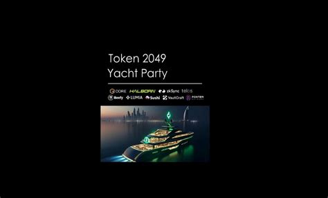 Token 2049 Yacht Party w/ Halborn, zkSync, Core, Telos, Lumia, Sushi ...