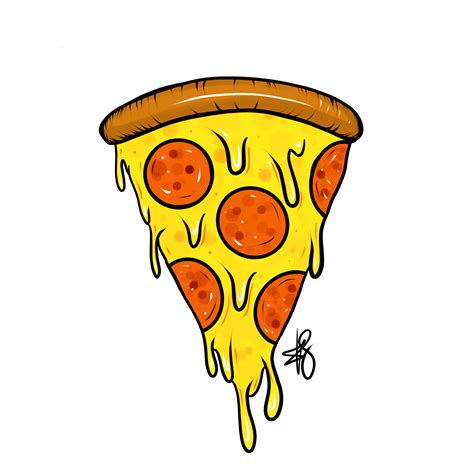 a slice of pizza with cheese and pepperoni on it's crust is shown