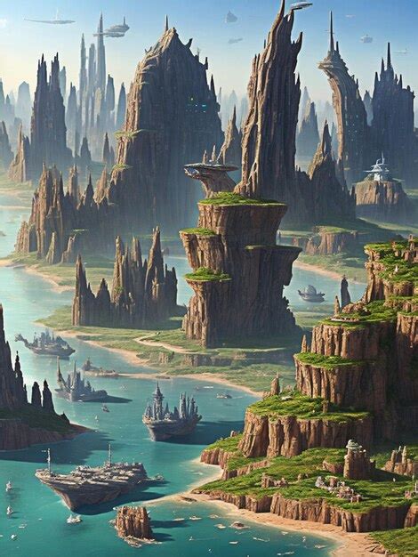 Alien Mega City Landscape 的图像结果