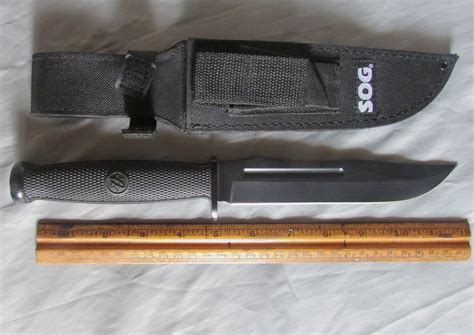 SOG Fixation fixed-blade Bowie knife, 7” blade sheath | eBay