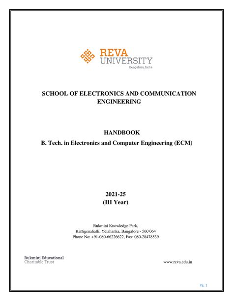 ECM III Year Syllabus 2021-25 - Bo S Approved Handbook - SCHOOL OF ...