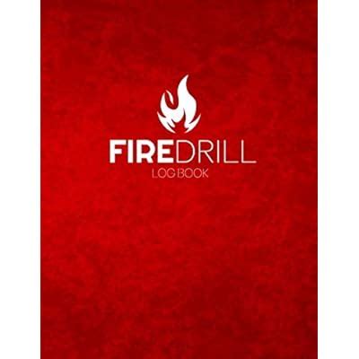 Buy Fire Drill Log Book: Fire Alarm Safety Organiser & Log Book - For ...