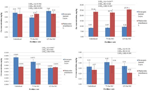 Growing of Phalaroides arundinacea L. and Bromopsis inermis Leyss for ...
