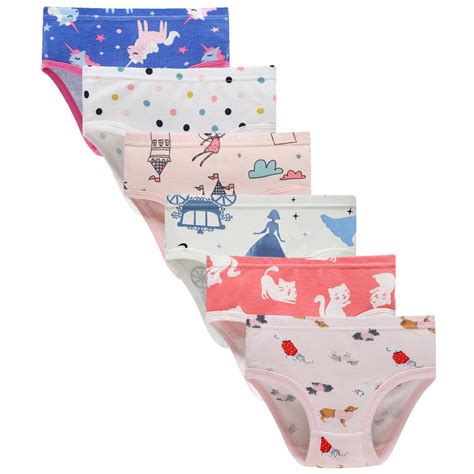 Boboking Girls Soft Cotton Underwear Little Girls'Briefs Toddler ...