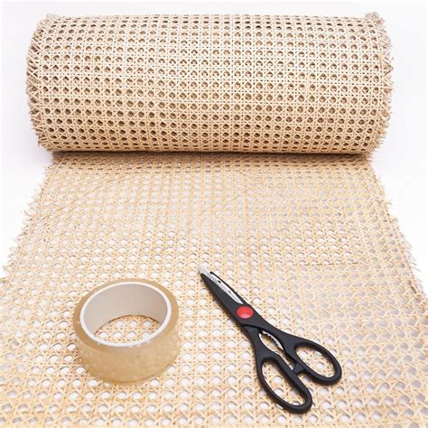Buy 24 Width Rattan Webbing for Caning Projects Natural Pre - Woven ...
