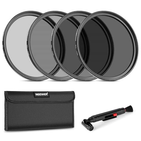 Buy Neewer 77mm ND Lens Filter Kit: ND2 ND4 ND8 ND16, Lens Cleaning Pen ...