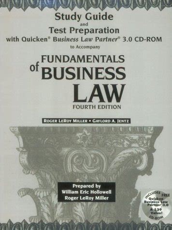 Buy Study Guide and Test Preparation With Quicken Business Law Partner ...