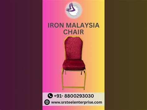 Cushion Banquet Chairs - Iron Malaysia Banquet Chairs - S.R Steel ...