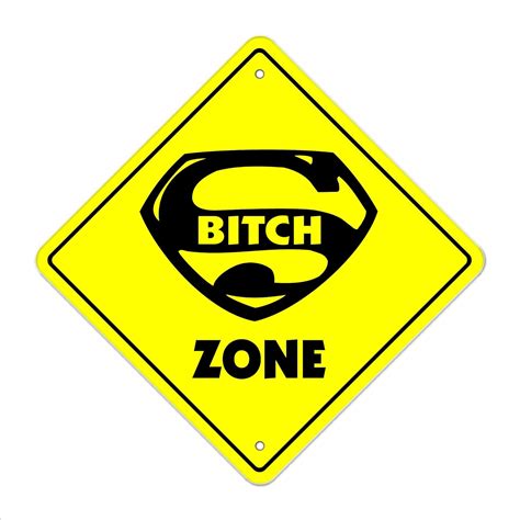 SignMission Indoor/Outdoor Superbitch Crossing Sign - 20 Tall India | Ubuy