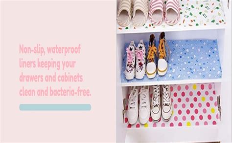 COFIEX Antibacterial Foam Drawer Shelf Liners Roll [30*300] Waterproof ...
