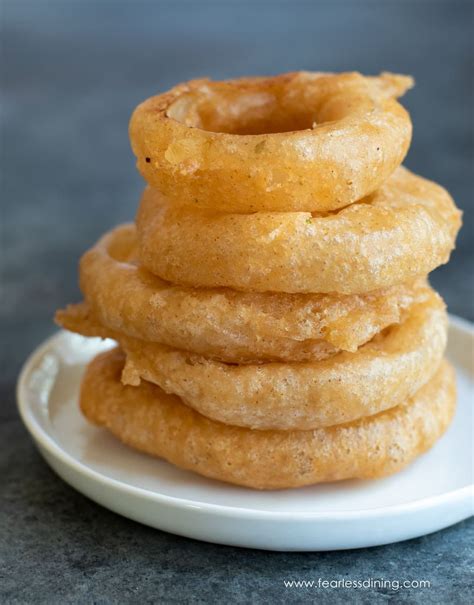 Gluten Free Beer Battered Fried Onion Rings