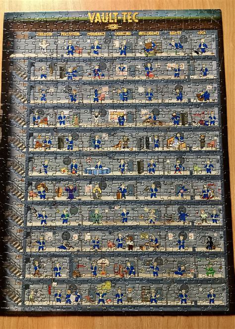 A few hours and 525 pieces later I finally have a Perk Chart! : fo4