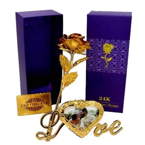 Buy Kyzzo Valentine Gifts for Girlfriend/Wife Artificial Golden Red ...