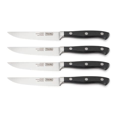 Viking Professional 4-Piece Steak Knife Set – Viking Culinary Products