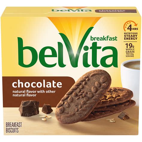 Belvita Chocolate Breakfast Biscuits, 1.76 oz, 5 count - Walmart.com