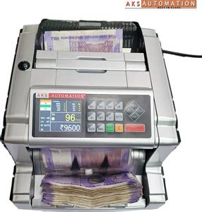 AKS AUTOMATION Note/Currency/Cash/Bill Manual Value Counting with Fake ...