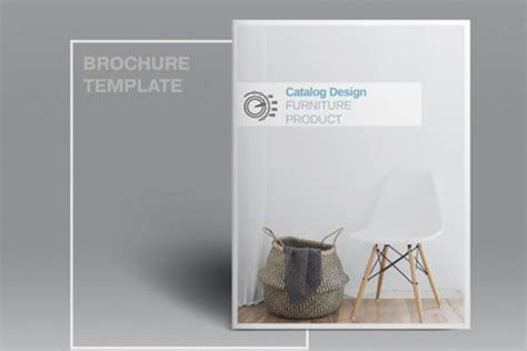 家具主题产品目录版式设计杂志风素材模板 – 简单设计
