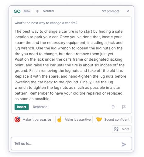Image result for Grammarly Go Features