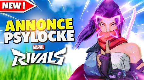Le NOUVEAU HÉROS de MARVEL RIVALS est INCROYABLE ! Psylocke Mutant ...