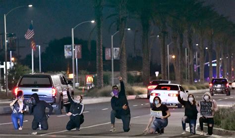 Latest Santa Ana protest over George Floyd’s death ends with no arrests ...