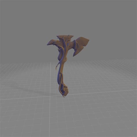 STL file Valorant Axe Ashen Skin・Design to download and 3D print・Cults