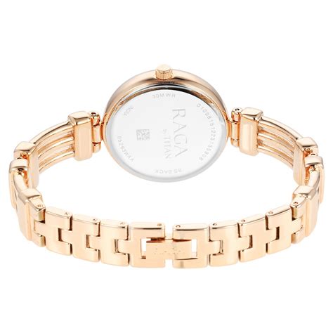 Buy Online Titan Raga Showstopper Quartz Analog Rose Gold Dial Metal ...
