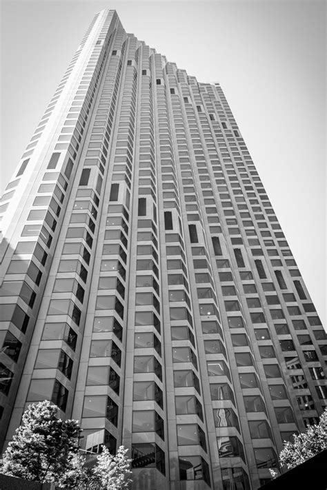 Download wallpaper 800x1200 skyscraper, bottom view, black and white ...