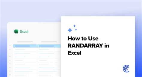 Image result for How to Use Randarray Function in Excel