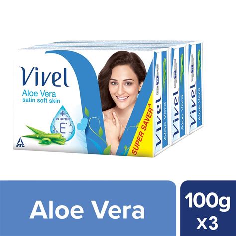 Buy Vivel Aloe Vera Soap, 100g (Pack of 3) Online at Low Prices in ...