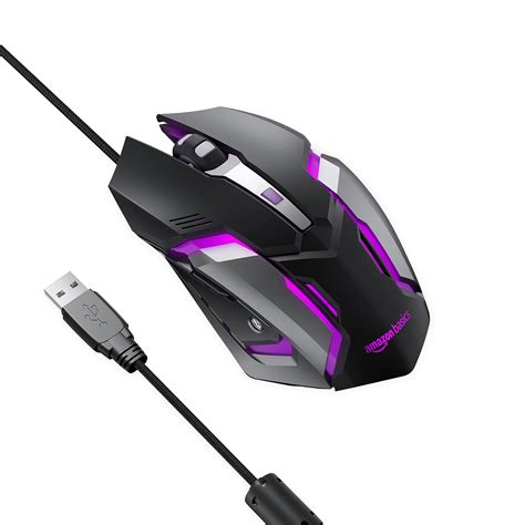 AmazonBasics Optical USB Gaming Mouse with Led Effect | Up to 3200 Dpi ...