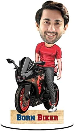 Foto Factory Gifts® Personalized Caricature Gifts for Biker Rider on ...