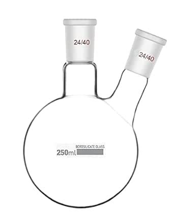 Witeg 2 Neck Round Bottom Flask 250 ML With Interchangeable Joint ...