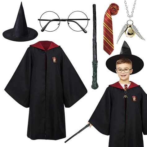 Home Smart Harry Potter Costume Kids Set of 6PCS With Magic Wand ...